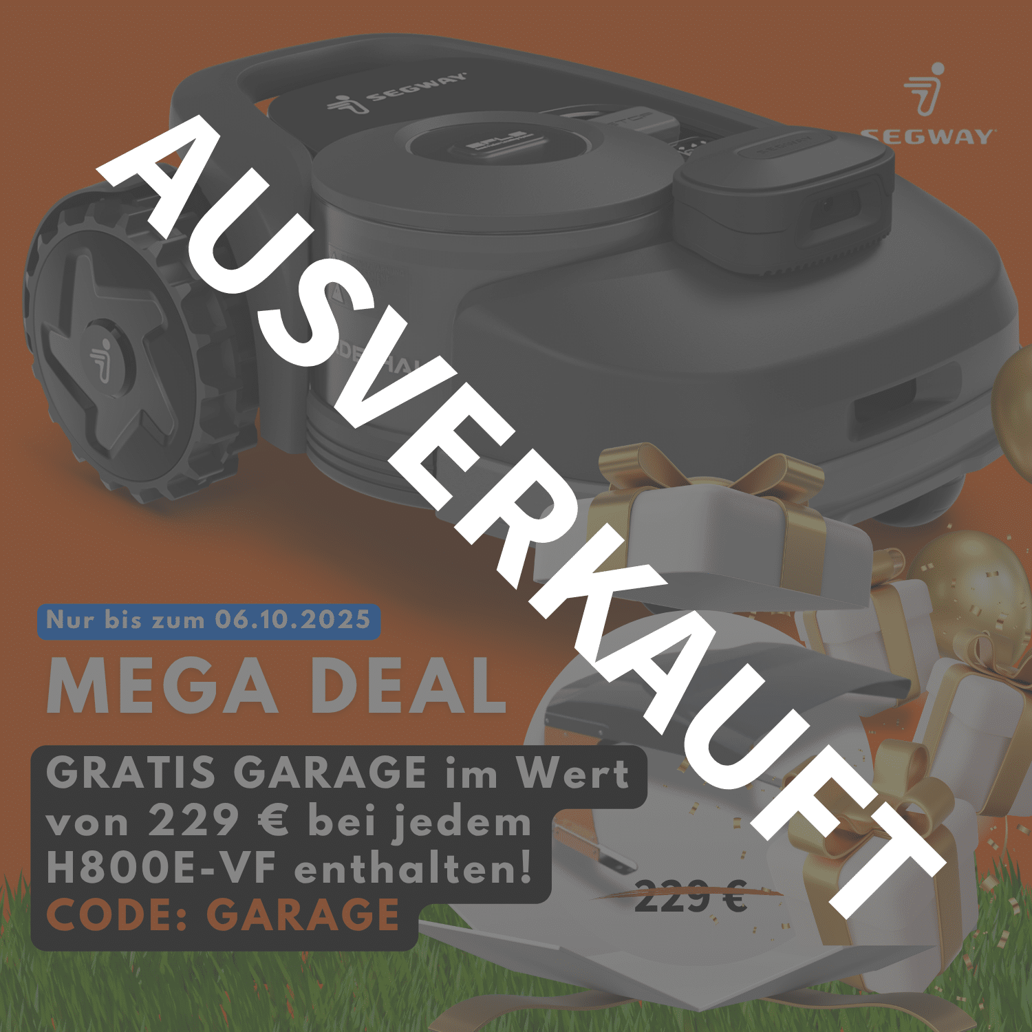 Segway Navimow H800E-VF | bis 650 m²