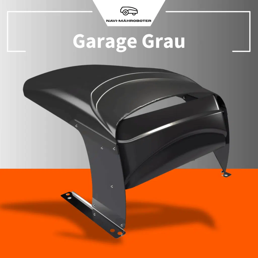 Mährobotergarage in Grau – modernes Design, wetterfest und passend für Navimow Segway, H- und X-Serie