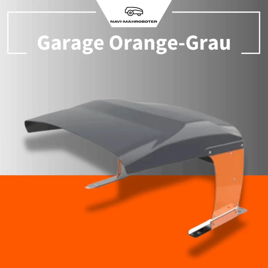 Segway Navimow Garage Garage Orange-Grau für Navimow – flaches Schutzdach für Mähroboter der Segway H-, X- und i-Serie