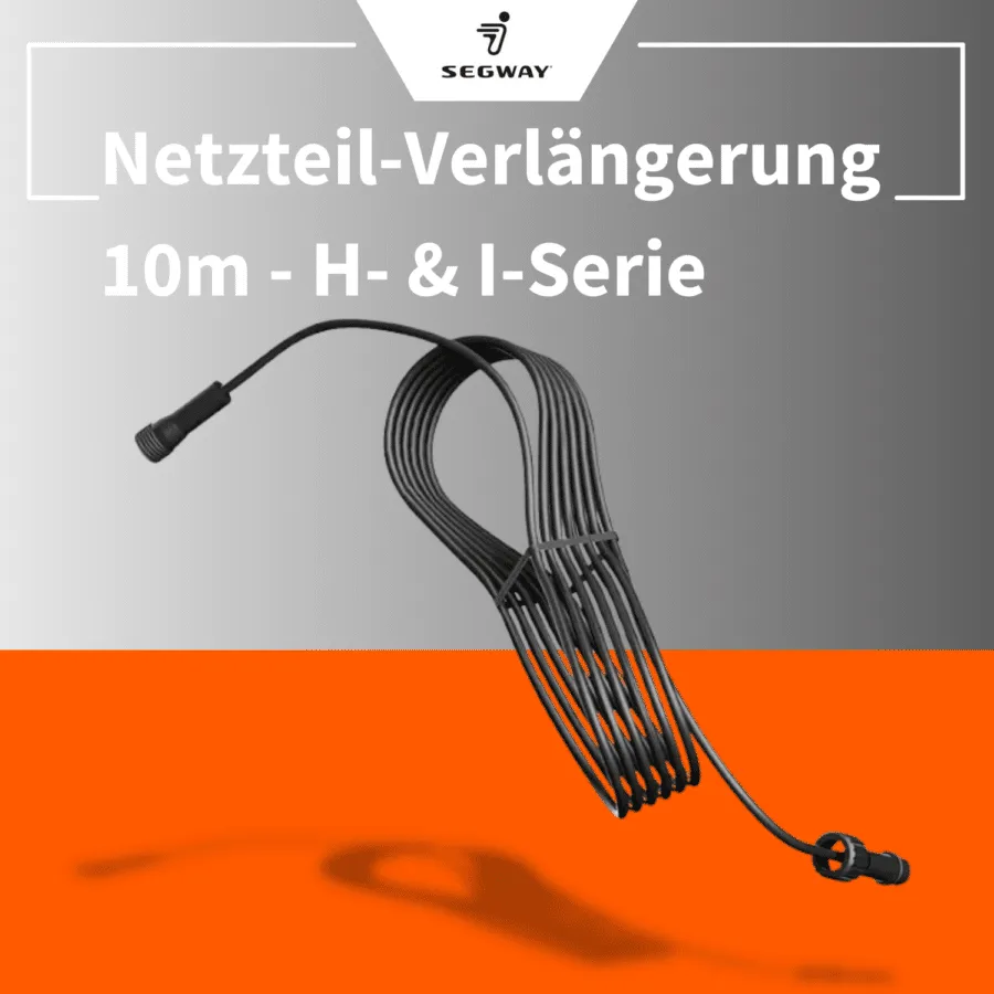 Segway Navimow Netzteil-Verlängerungskabel 10m – H-Serie & I-Serie Zubehör