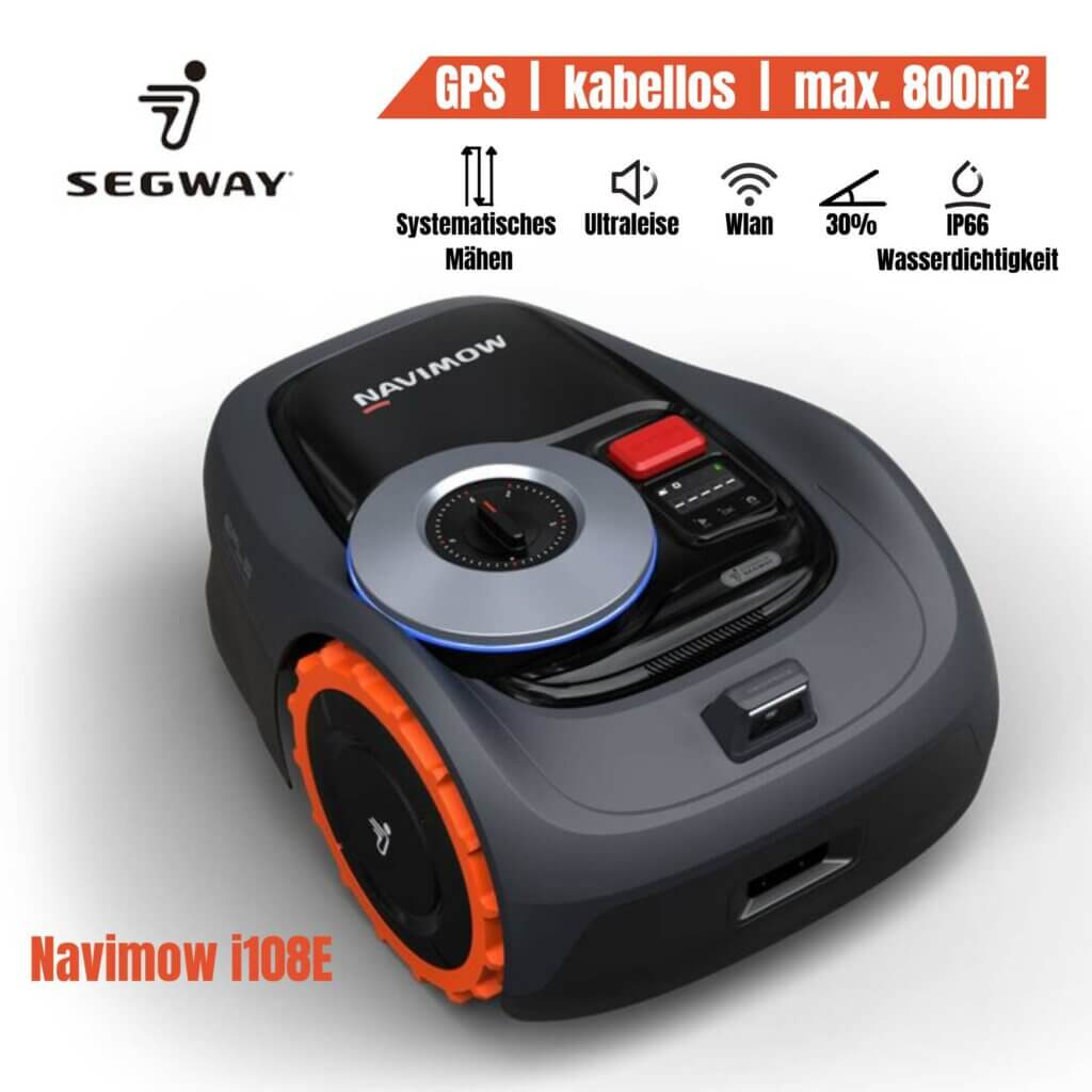 Segway Navimow Robotermäher i108E navimaehroboter.de