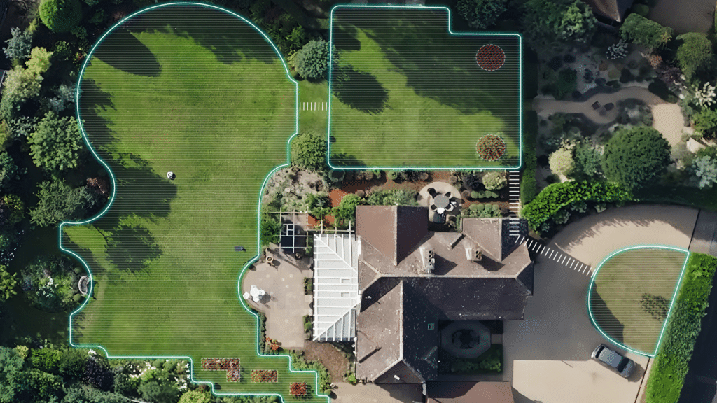 Segway Navimow Mähroboter mit virtueller Zoneneinteilung – präzise Rasenpflege durch intelligente Flächenplanung