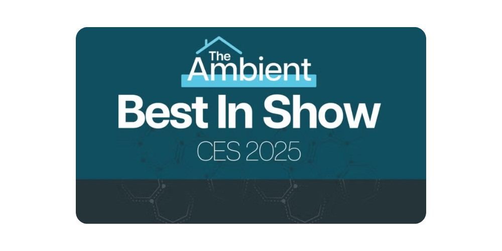 The Ambient Best in Show CES 2025 – Auszeichnung für herausragende Produkte.