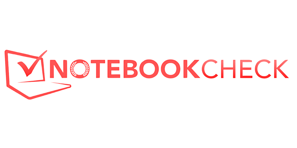 Logo von Notebookcheck mit roter Schrift und stilisiertem Notebook-Symbol.