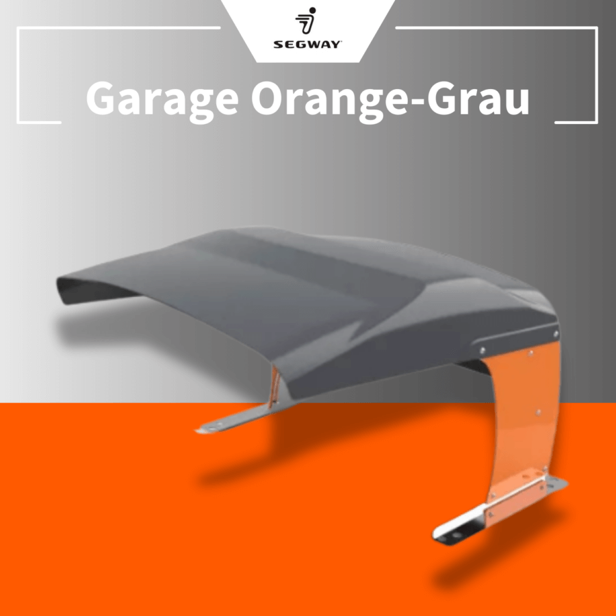 Segway Navimow Garage Orange-Grau – Wetterfeste Mähroboter-Garage mit modernem Design und stabiler Konstruktion