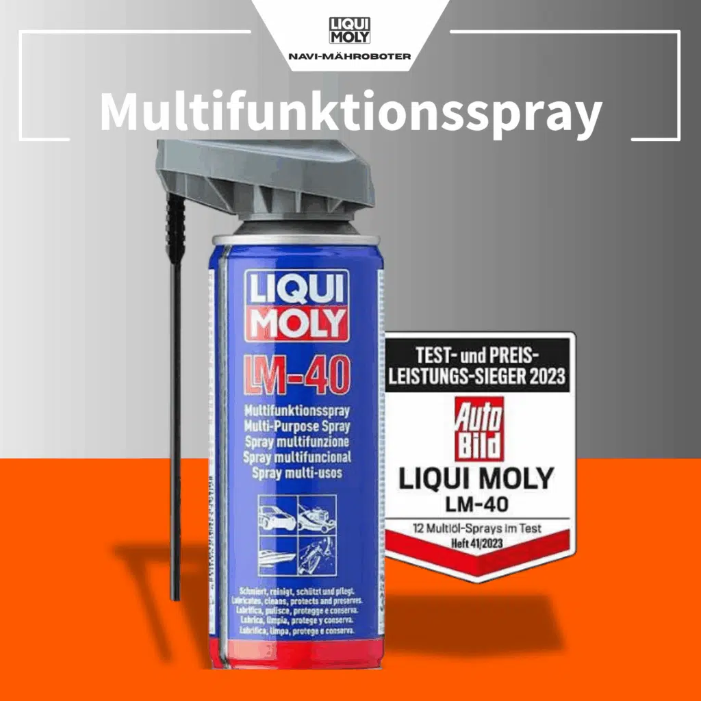Liqui Moly LM-40 Multifunktionsspray – Testsieger 2023, pflegt, schmiert und schützt Mähroboter-Komponenten, 200 ml