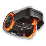 Segway Navimow i210E AWD Mähroboter Unterseite – Allradantrieb, Schneidsystem und Traktionsräder