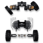Segway Navimow X420E, X430E und X450E AWD Antriebseinheit – Allradantrieb, Motoren und Fahrwerk der Profi-Mähroboter