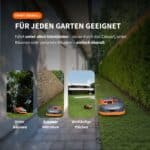 Segway Navimow H2 Mähroboter für jeden Garten – geeignet unter Bäumen, in schmalen Korridoren und auf weitläufigen Rasenflächen