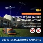 Segway Navimow H2 Mähroboter mit GPS-Satellitennavigation – kabellos und ohne Antenne dank EFLS 3.0, VisionFence, nRTK und LiDAR mit 100% Installations-Garantie