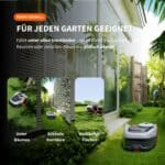 Segway Navimow i2 Mähroboter für jeden Garten – geeignet unter Bäumen, in schmalen Korridoren und auf weitläufigen Rasenflächen