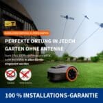 Segway Navimow i2 Mähroboter mit GPS-Satellitennavigation – kabellos und ohne Antenne dank EFLS 3.0, VisionFence und nRTK mit 100% Installations-Garantie