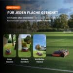 Segway Navimow X3 Mähroboter für jede Fläche – geeignet unter Bäumen, in schmalen Korridoren und auf weitläufigen Rasenflächen