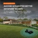 Segway Navimow X4 Mähroboter mäht auch bei schlechtem Wetter – automatische Regenpause und Wiederaufnahme des Mähvorgangs