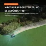 Segway Navimow X4 Mähroboter mit virtuellen Begrenzungen – erkennt automatisch Grenzen und mäht nur den gewünschten Bereich