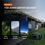 Segway Navimow X4 Mähroboter für jeden Garten – geeignet unter Bäumen, in schmalen Korridoren und auf weitläufigen Flächen