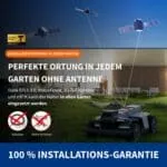 Segway Navimow X4 Mähroboter mit GPS-Satellitennavigation – kabellos und ohne Antenne dank EFLS 3.0, VisionFence und nRTK