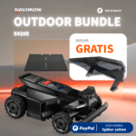 Segway Navimow X420E Outdoor Bundle – kabelloser Mähroboter mit Solarpanel-Ladestation und Wetterschutz-Abdeckung gratis im Wert von 265,99 €, PayPal Ratenzahlung verfügbar