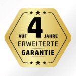 Erweiterte 4 Jahre Herstellergarantie