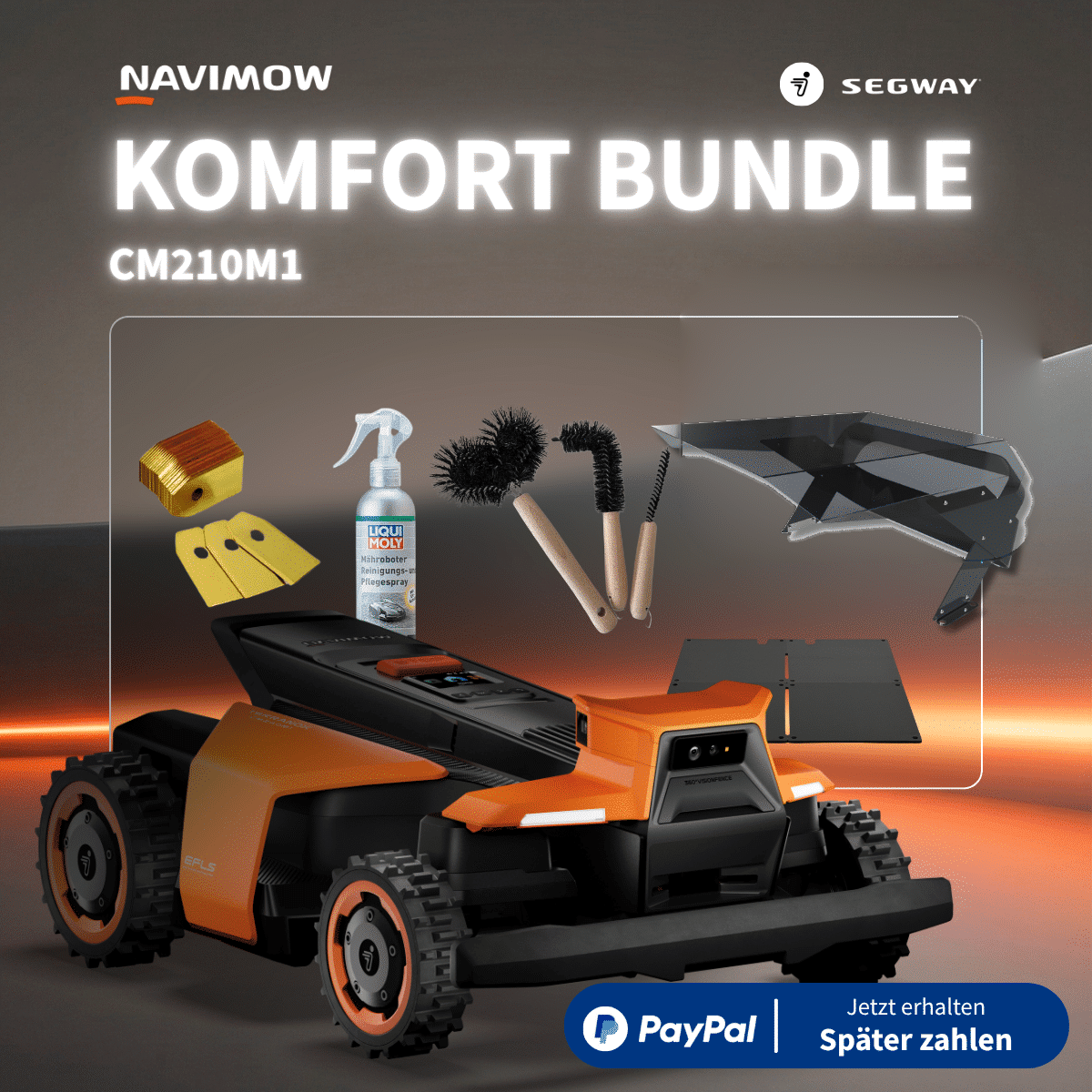 Segway Navimow Terranox CM210M1 Immer gruen Komfort Bundle Segway Navimow Terranox CM210M1 Immer gruen Komfort Bundle