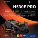 Segway Navimow H530E Pro Black Edition kaufen – KI-Mähroboter für 3.000 m² mit Zero-Cut Kantenschneider, 3D-LiDAR, 360°-Kamera und Allradantrieb